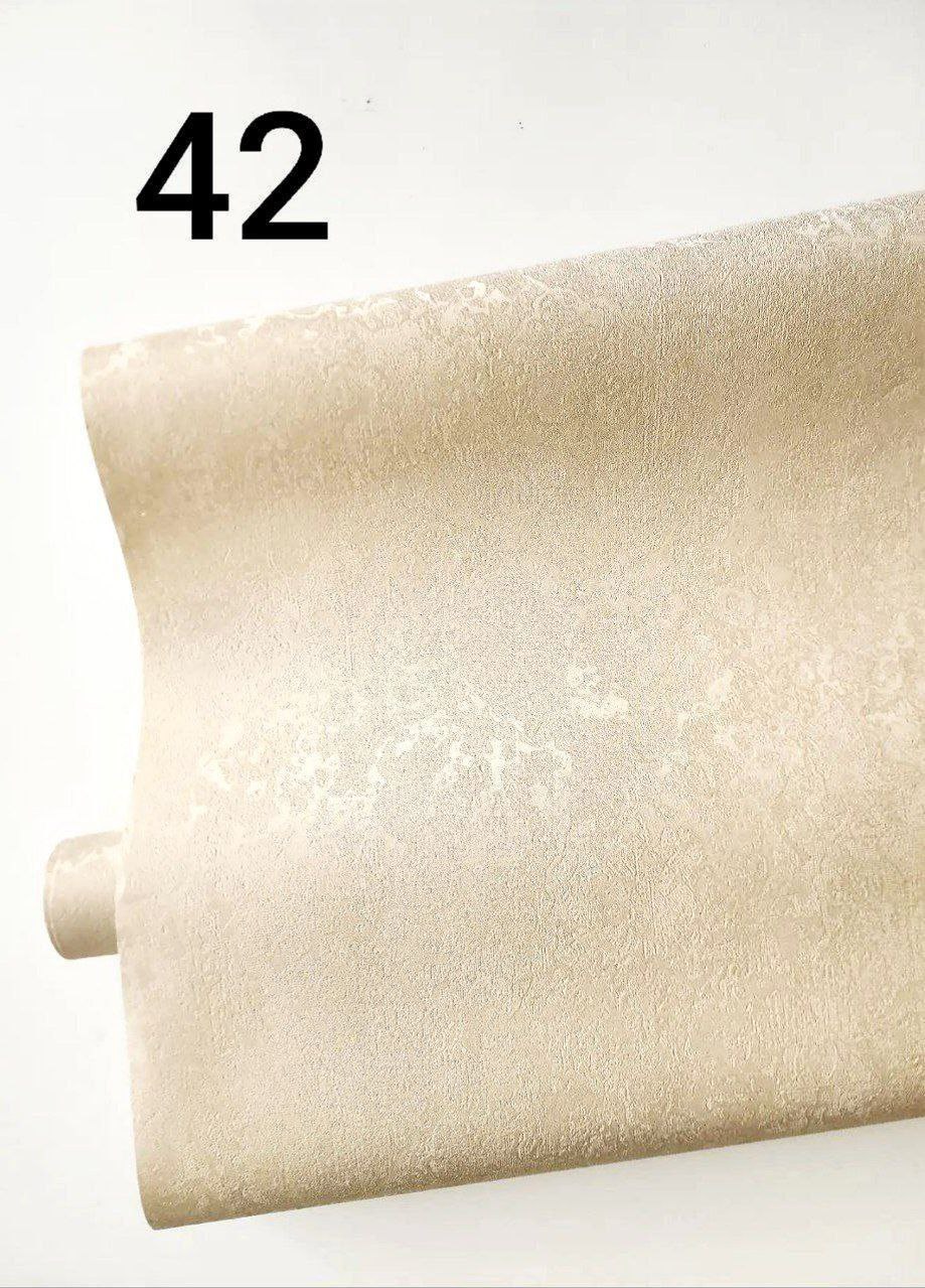 کاغذ دیواری پی وی سی گرماژ بالا رنگ کرم