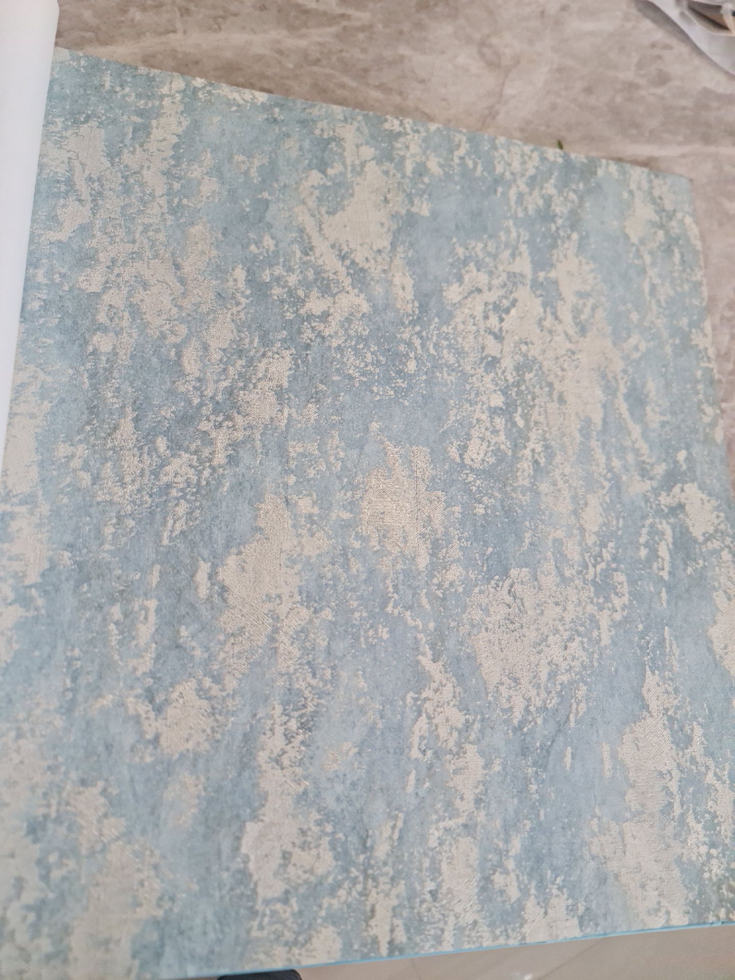 کاغذدیواری پتینه آبی